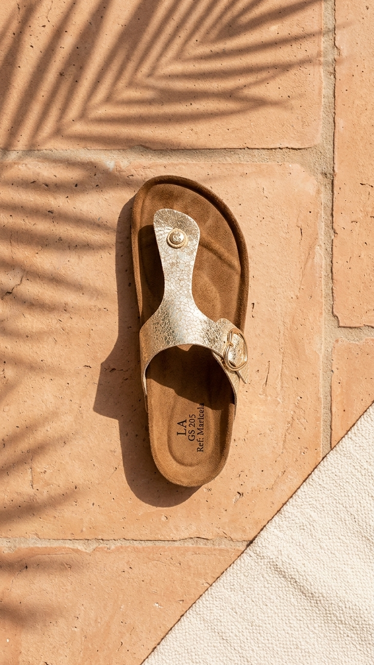 SANDALIA 100% CUERO Ref Maricela