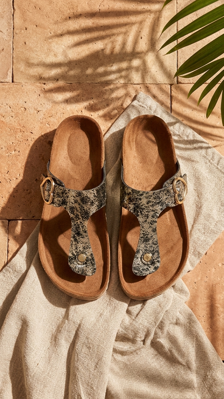 SANDALIA 100% CUERO Ref Maricela