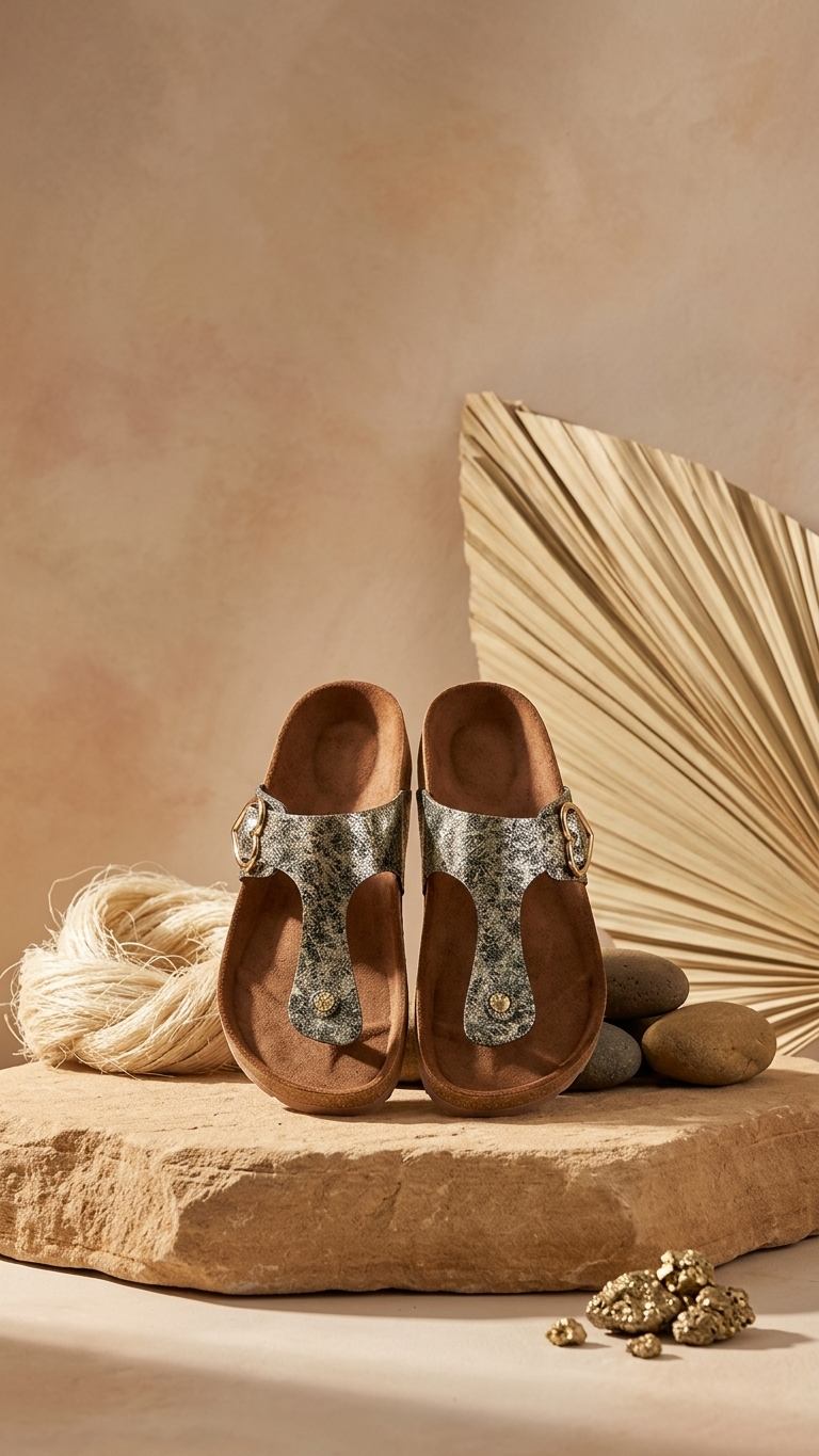 SANDALIA 100% CUERO Ref Maricela