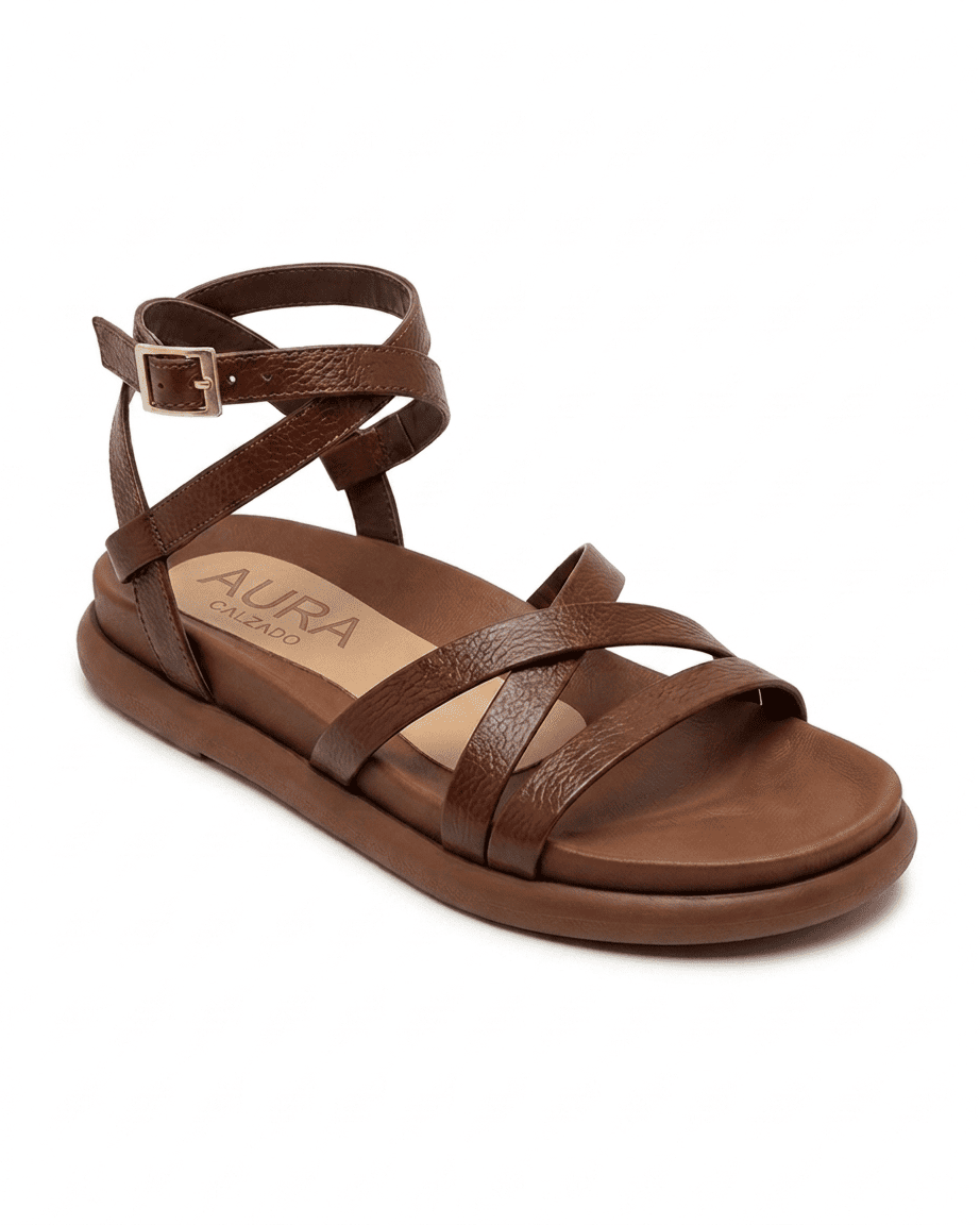 SANDALIA PALMIRA 100% CUERO